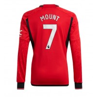 Manchester United Mason Mount #7 Domáci futbalový dres 2023-24 Dlhy Rukáv